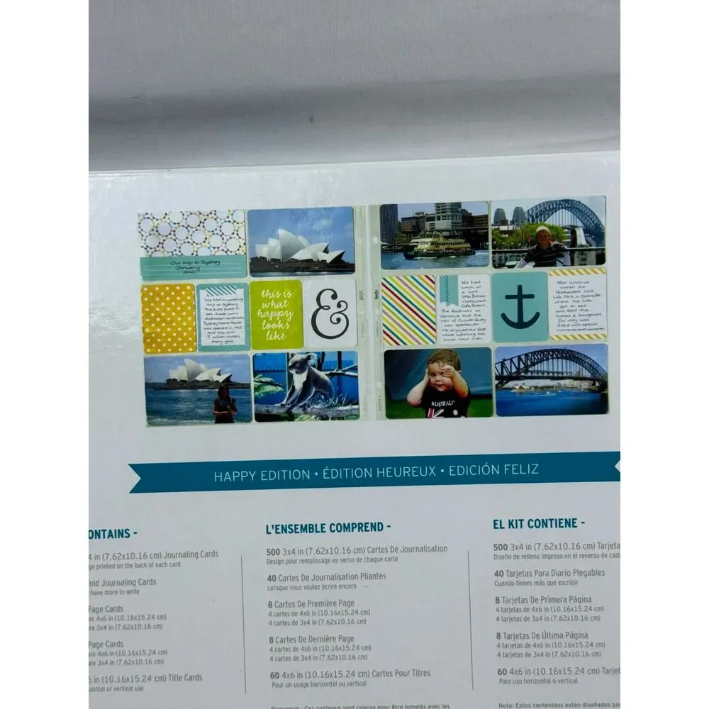 Becky Higgins Project Life Happy Edition Core Kit Scrapbooking 616 Cards BNIB